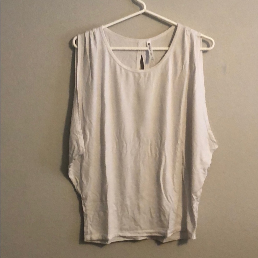 White Fabletics Terri Tank
